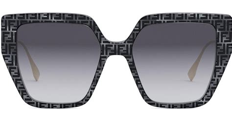 fendi sunglasses fe40012u|Fendi Baguette FE40012U Butterfly Sunglasses .